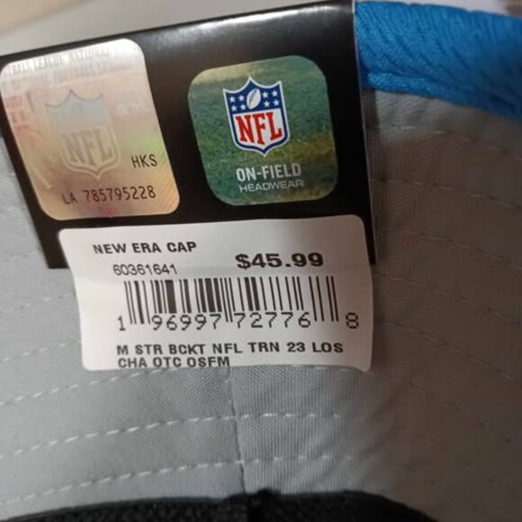 NEXT SUPERBOWL CHAMPS? ?? New Era Los Angeles Chargers Stretch Bucket Hat NWT - Picture 3 of 3